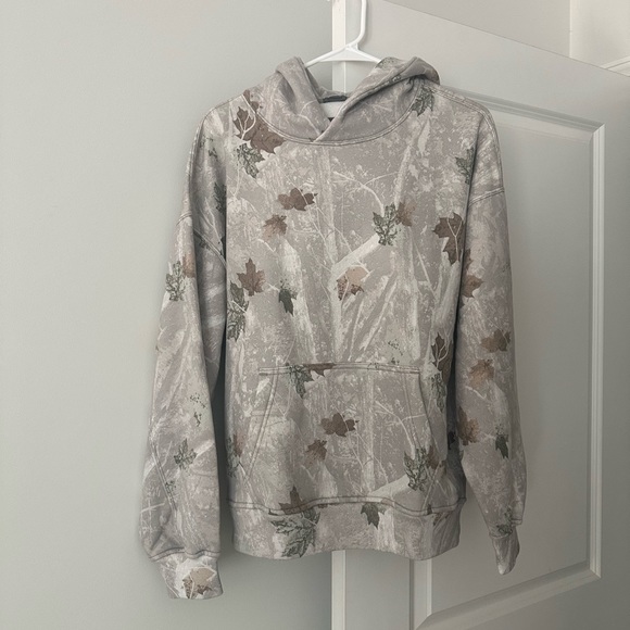 Abercrombie & Fitch Camo Essential Popover Hoodie - Picture 1 of 5